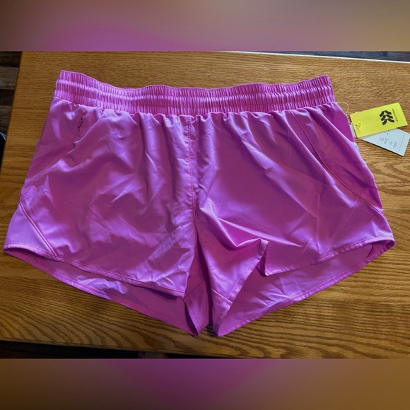 Running Shorts Mid Rise Pink All In Motion‎ Size Large - Picture 1 of 4